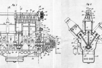 Patente nº 68049 (motor en W)